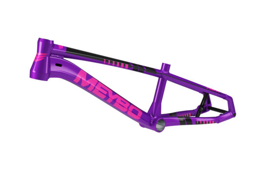 Meybo 2026 HSX Alloy BMX Race Rāmis - Violets/Rozā/Melns